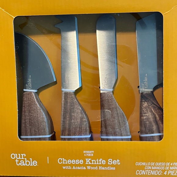 2/$15💙 our table Cheese Knife Set, NWT - Picture 1 of 5